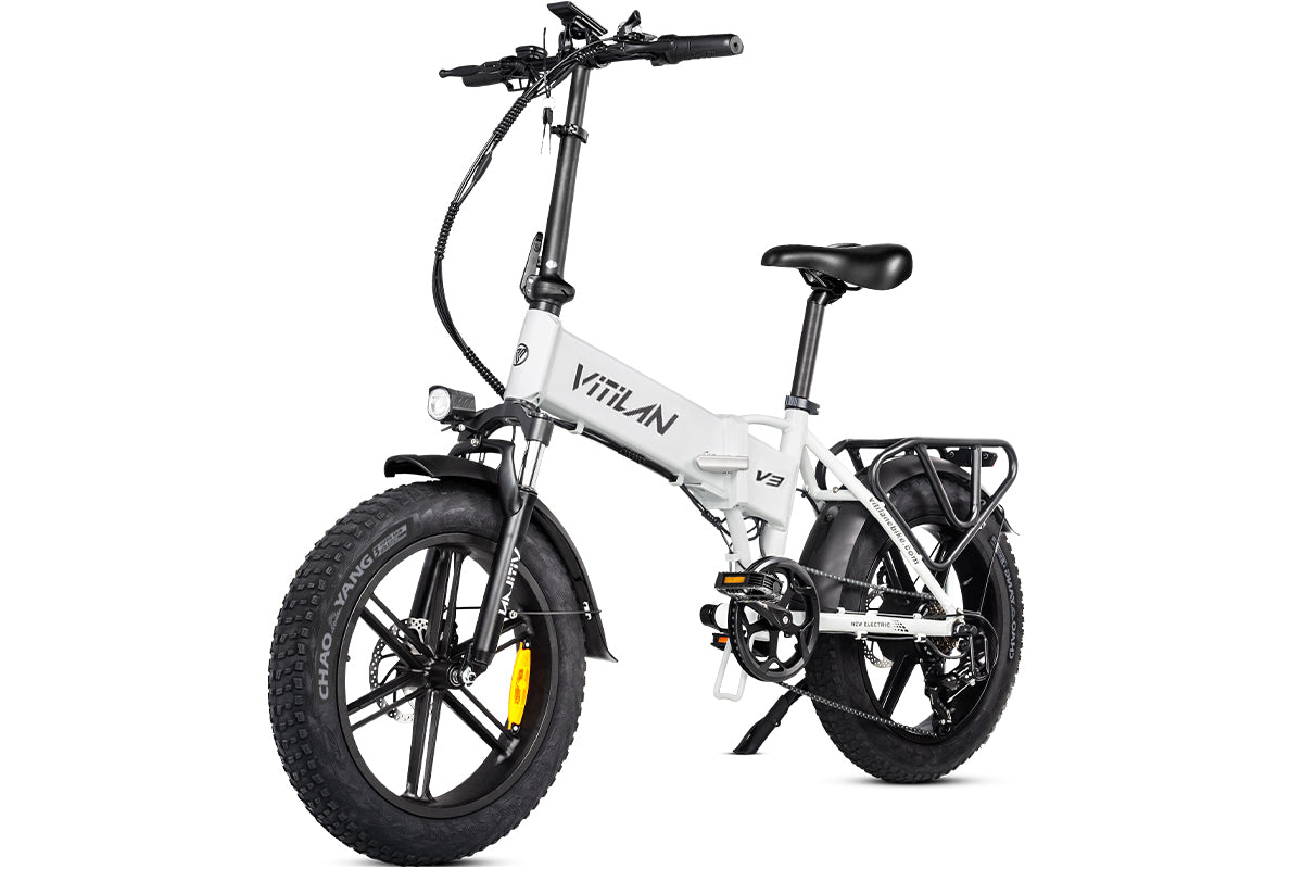 V3 2.0 Folding Fat Tires Adult All Terrain Electric Bike