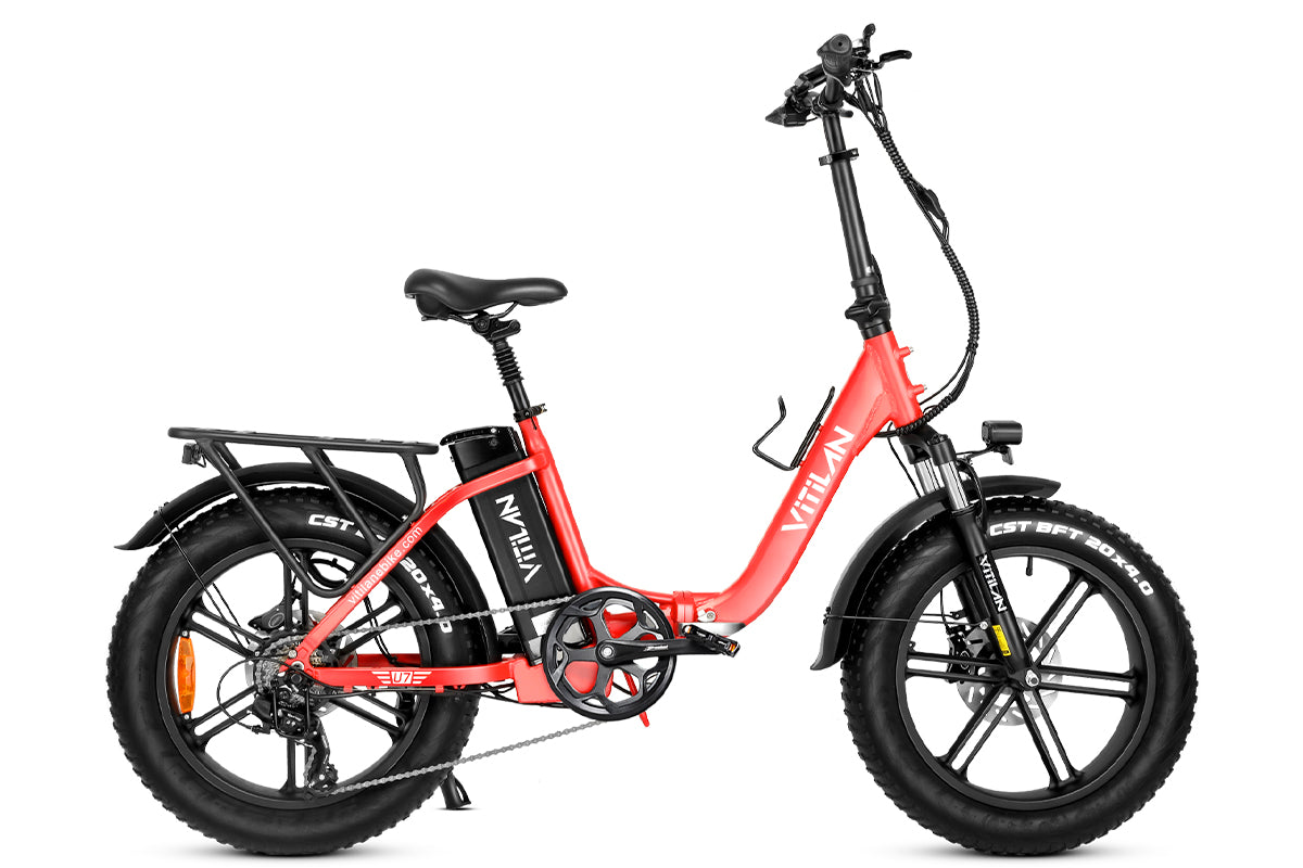 U7 Step-thru Foldable Fat Tire Electric Bike