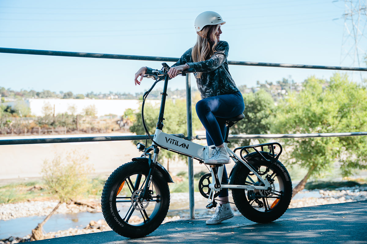 V3 2.0 Folding Fat Tires Adult All Terrain Electric Bike