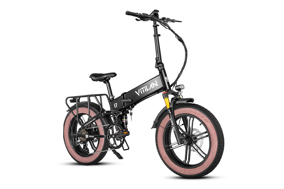 I7 Pro Folding Full Suspension Electric Bike