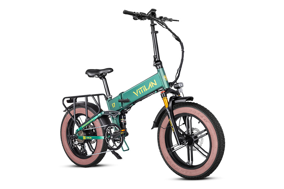 I7 Pro Folding Full Suspension Electric Bike