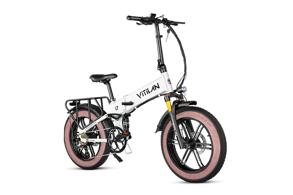 I7 Pro Folding Full Suspension Electric Bike