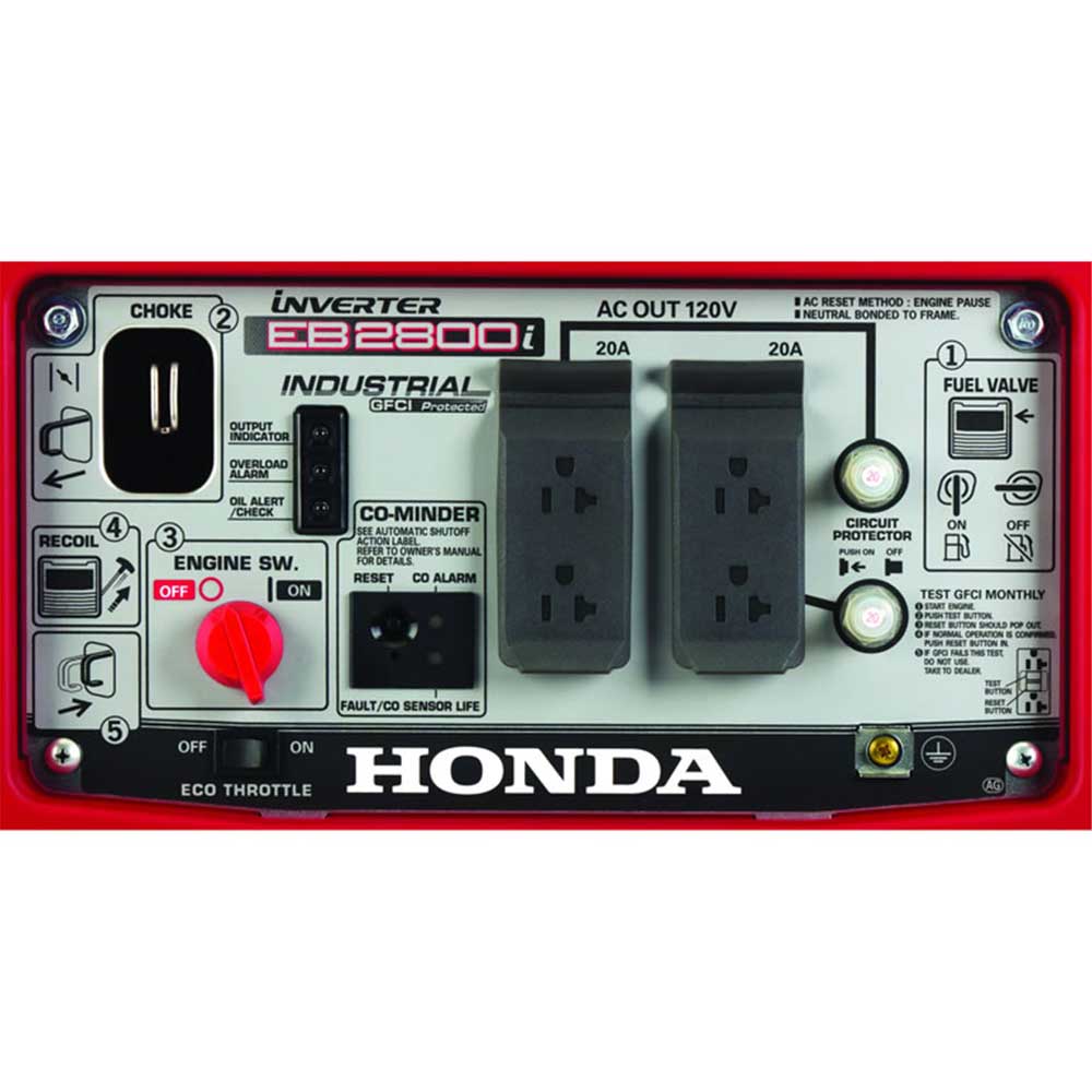 Honda EB2800IAN 2800W Portable Inverter Generator w/ CO-MINDER - Reconditioned