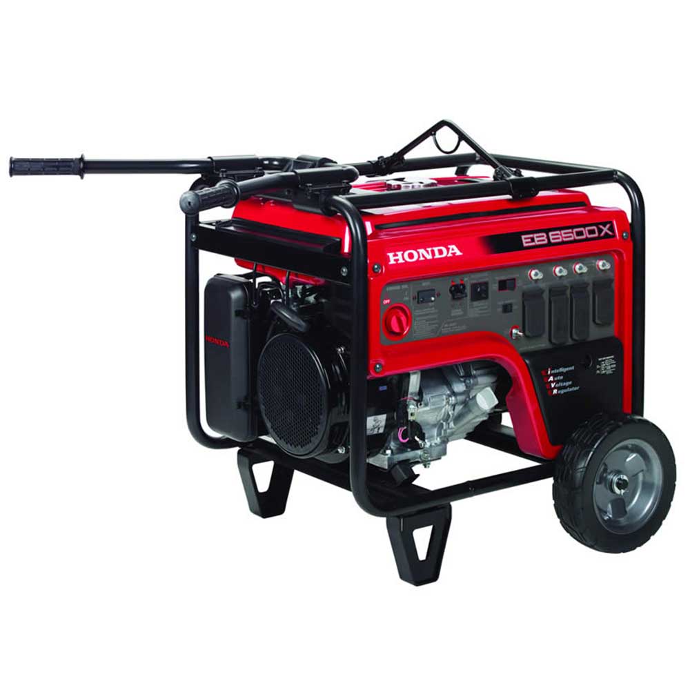 Honda EB6500X 6,500 Watt 120/240V Gas Industrial Portable Gas Generator