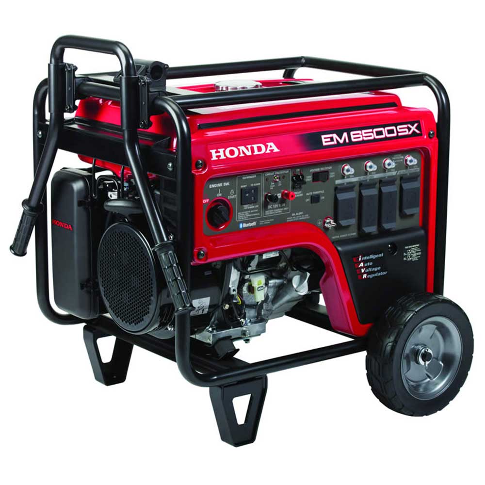 Honda 669060 EM6500S 6,500W 120/240V Electric Start Portable Generator w/ CO-Minder 49-State
