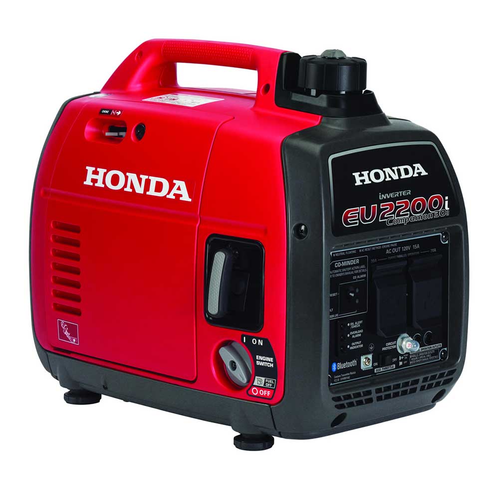 Honda EU2200i 2,200W GEN4 Quiet Gas Portable Inverter Generator w/ CO-Minder