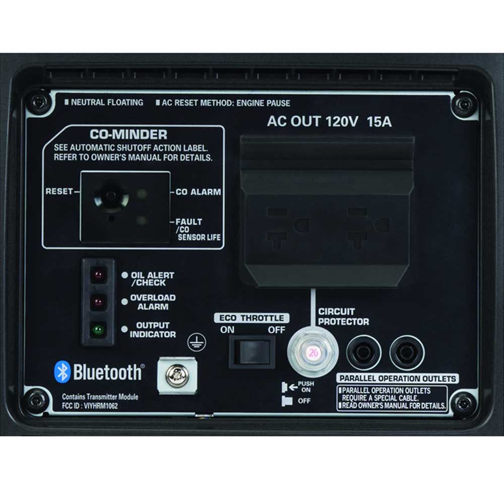 Honda EU2200i 2,200 Watt Quiet Gas Powered Portable Inverter Generator w/ CO-Minder - Reconditioned