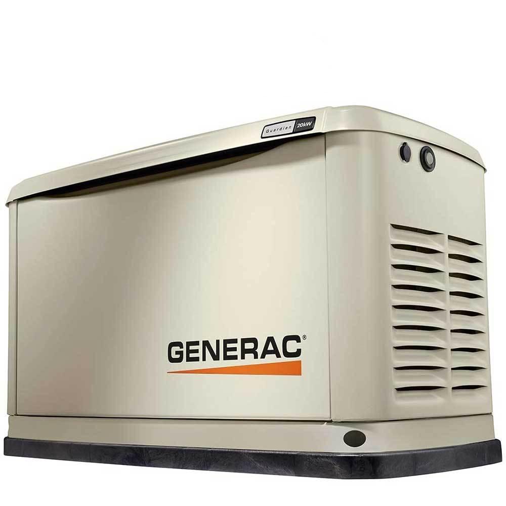 Generac 70771 20/17 kW Air-Cooled Standby Generator, Aluminum Enclosure