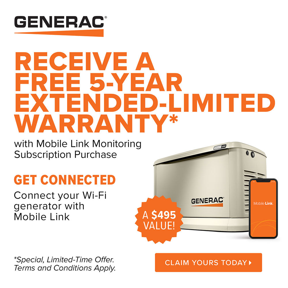 Generac 7224 14kW Guardian Home Backup Standby Generator w/ Free Mobile Link
