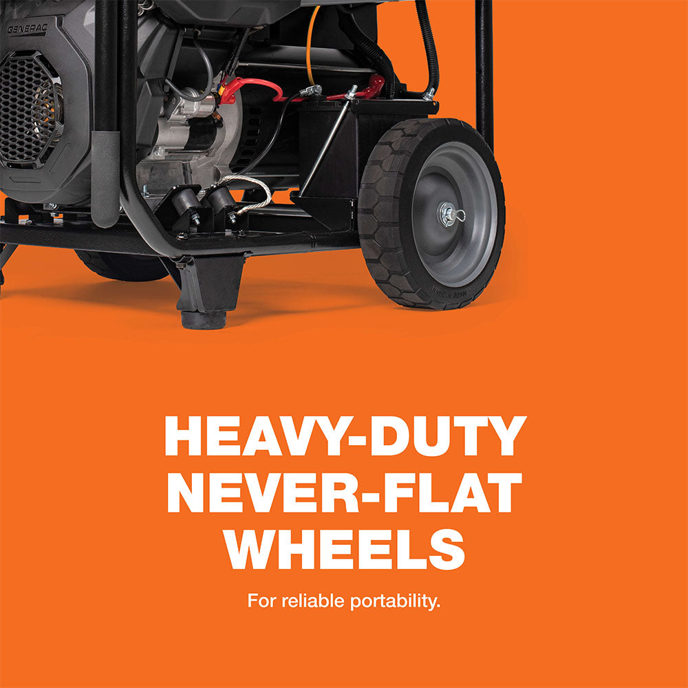 Generac GP15500E 15000 Watt Gasoline Portable Generator w/ Idle Control
