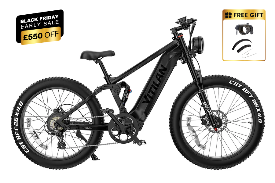 T7 / T7PRO Full Suspension Mountain E-bike