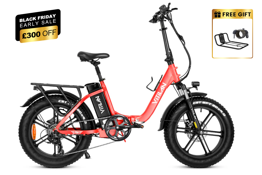 U7 Step-thru Foldable Fat Tire Electric Bike