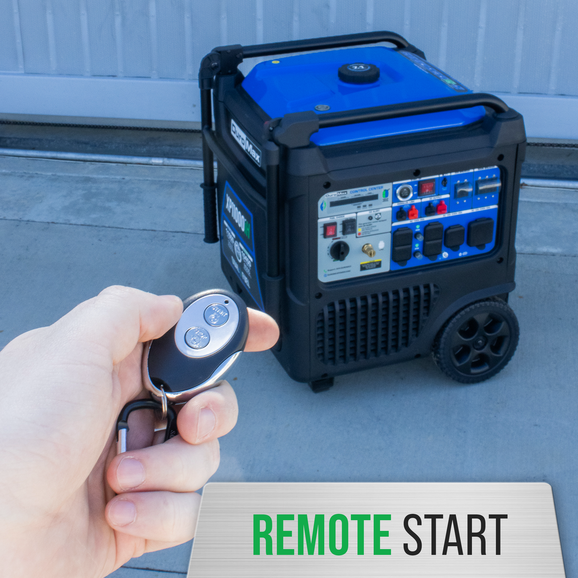 DuroMax XP11000iH 11,000 Watt Portable Dual Fuel Inverter Generator - Quiet, Low THD