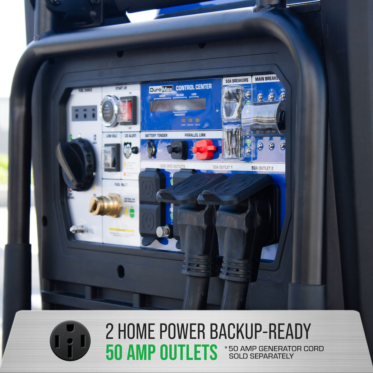 DuroMax XP16000iHT 16,000 Watt Tri Fuel Portable Inverter Generator - Quiet, Low THD