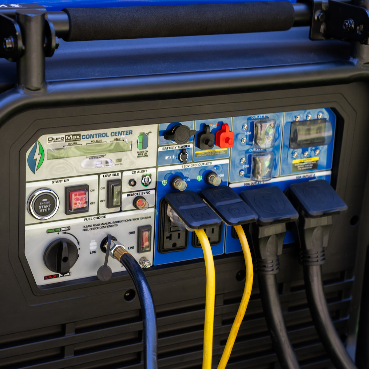 DuroMax XP16000iH 16,000 Watt Dual Fuel Portable Inverter Generator - Quiet, Low THD