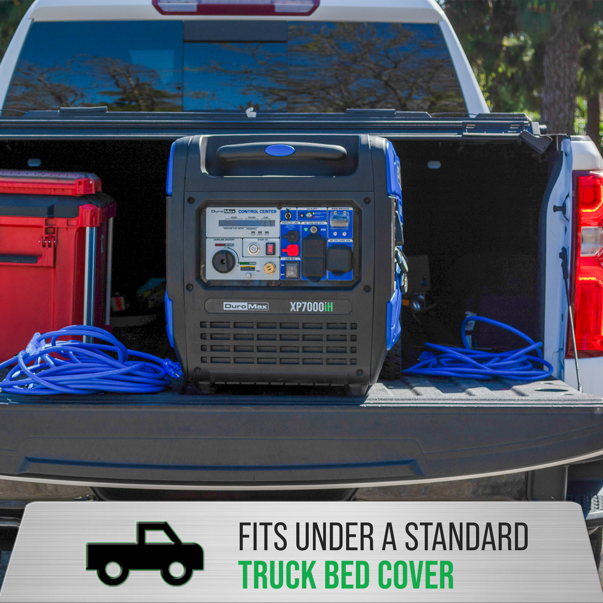 DuroMax XP7000iH 7,000 Watt Portable Dual Fuel Inverter Generator - Quiet, Low THD