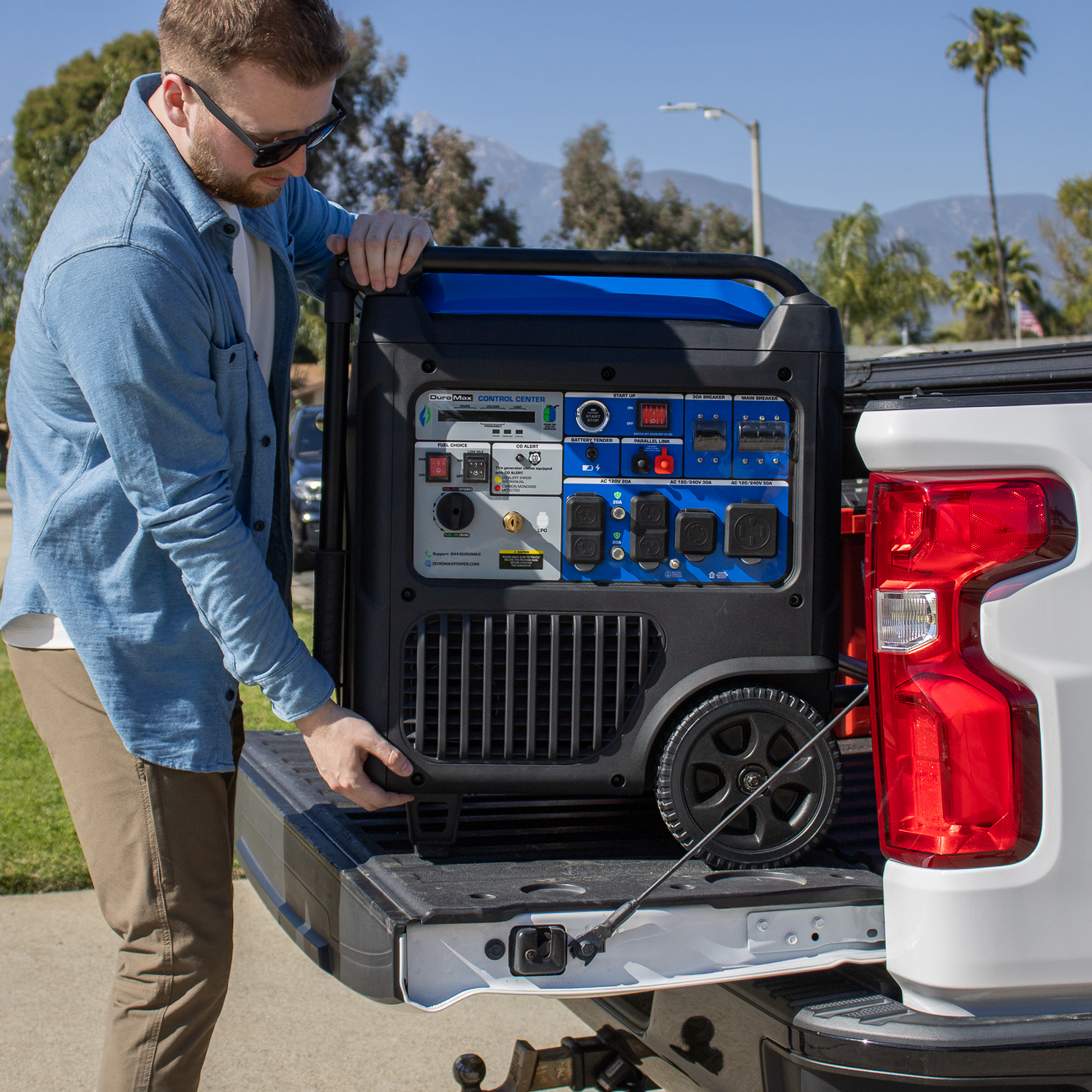 DuroMax XP9500iH 9,500 Watt Portable Dual Fuel Inverter Generator - Quiet, Low THD