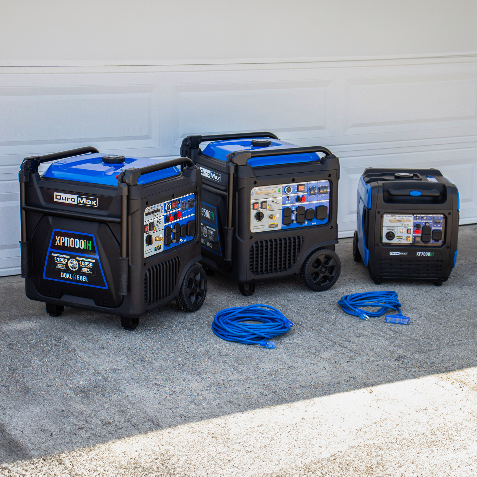 DuroMax XP9500iH 9,500 Watt Portable Dual Fuel Inverter Generator - Quiet, Low THD