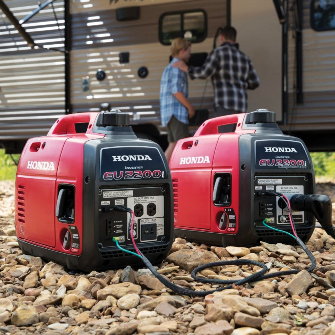 Honda EU2200i 2,200 Watt Super Quiet Gas Power Portable Inverter Generator - Reconditioned